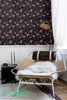 Pink Flamingo Patter Wallpaper | Removable Wallpaper | Flamingo Wall Sticker | Flamingo Wall Decal | Flamingo Self Adhesive Wallpaper