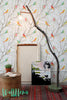 Colorfull Birds Pattern Wallpaper | Removable Wallpaper/Birds Wall Sticker/Colorfull Birds Wall Decal/Colorfull Birds Self Adhesive Wallpaper