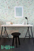 Seemleas Vinatge Pattern Wallpaper | Removable Wallpaper | Vintage Wall Decal | Deer Wall Sticker | Vinatge Self Adhesive Wallpaper